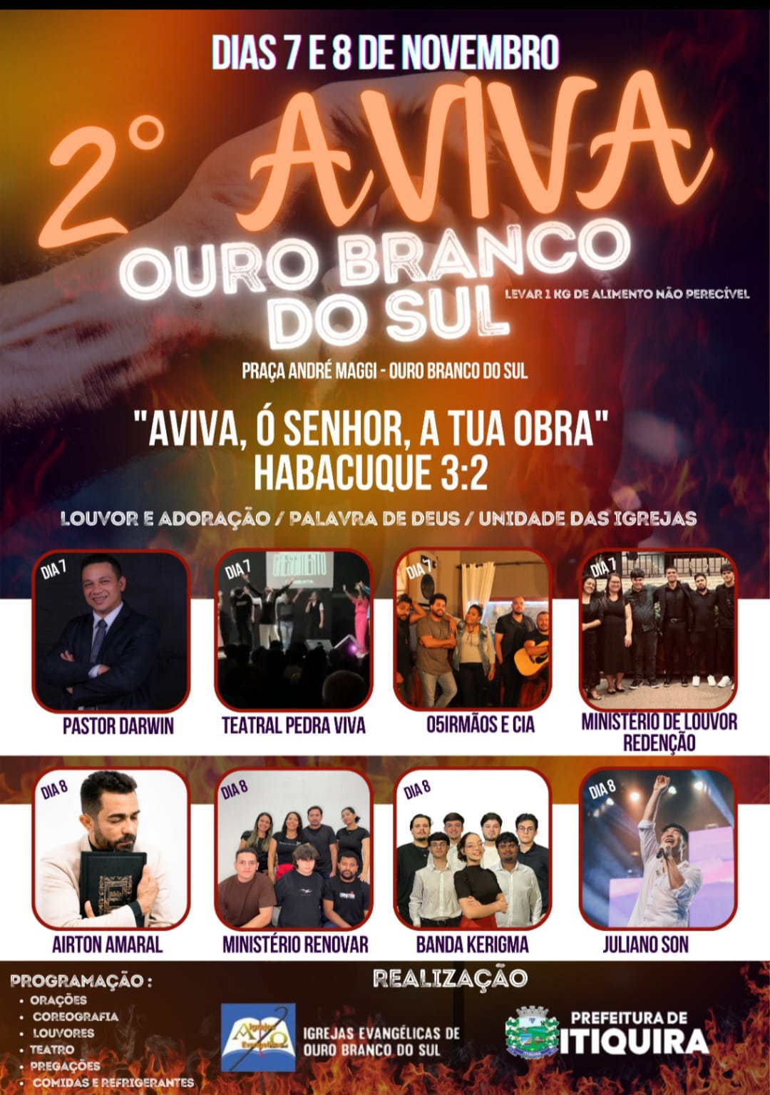 🎵 Grande Evento Gospel Promete Avivar Ouro Branco do Sul 🙌