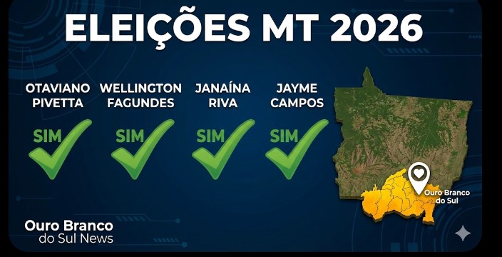 2026 Já Começou: Quem são os nomes para o Governo de MT e o que Ouro Branco do Sul ganha (ou perde) com isso?