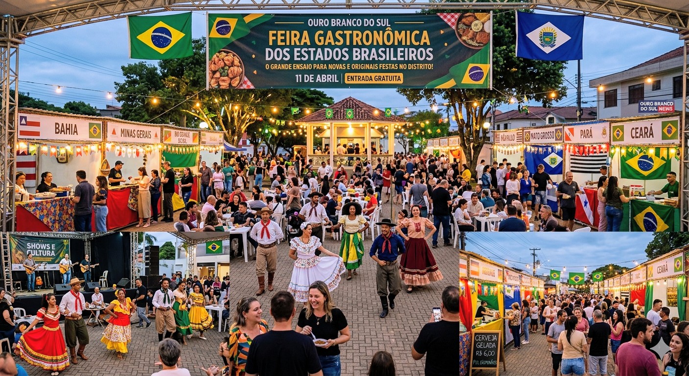 Ouro Branco do Sul dá Início a uma Nova Era de Eventos na Praça André Maggi