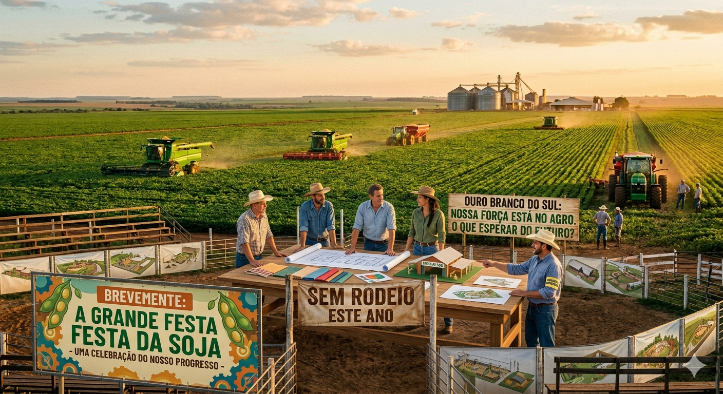 Ouro Branco do Sul: Sem rodeio, mas com a força de quem planta o futuro