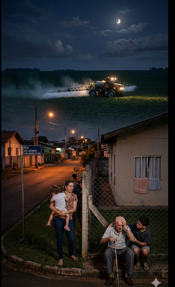 Noites de Mal-Estar: Moradores de Ouro Branco do Sul Sofrem com Forte Cheiro de Defensivos Agrícolas