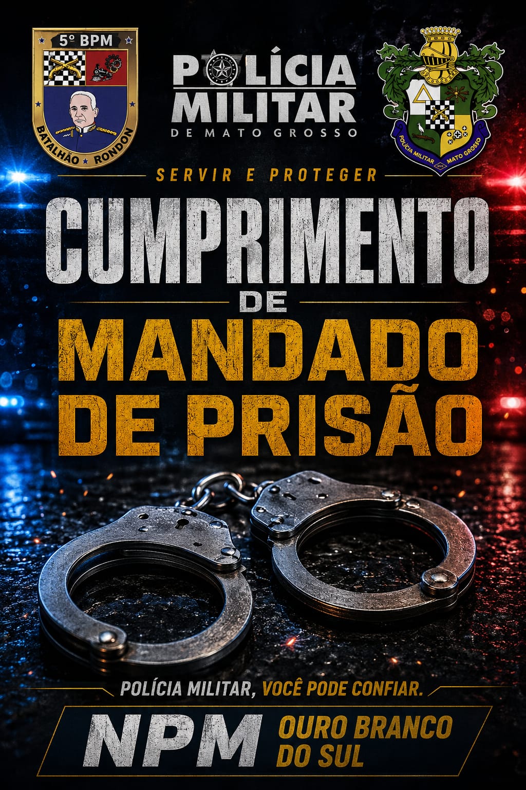 POLÍCIA MILITAR DE OURO BRANCO DO SUL CAPTURA FORAGIDO DA JUSTIÇA DO MARANHÃO