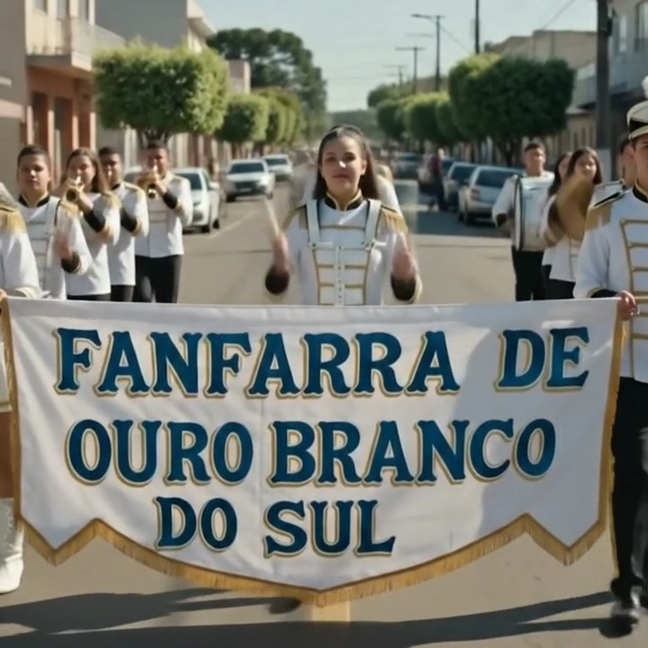 Fanfarra de Ouro Branco do Sul: mais uma esperança e oportunidade para os jovens